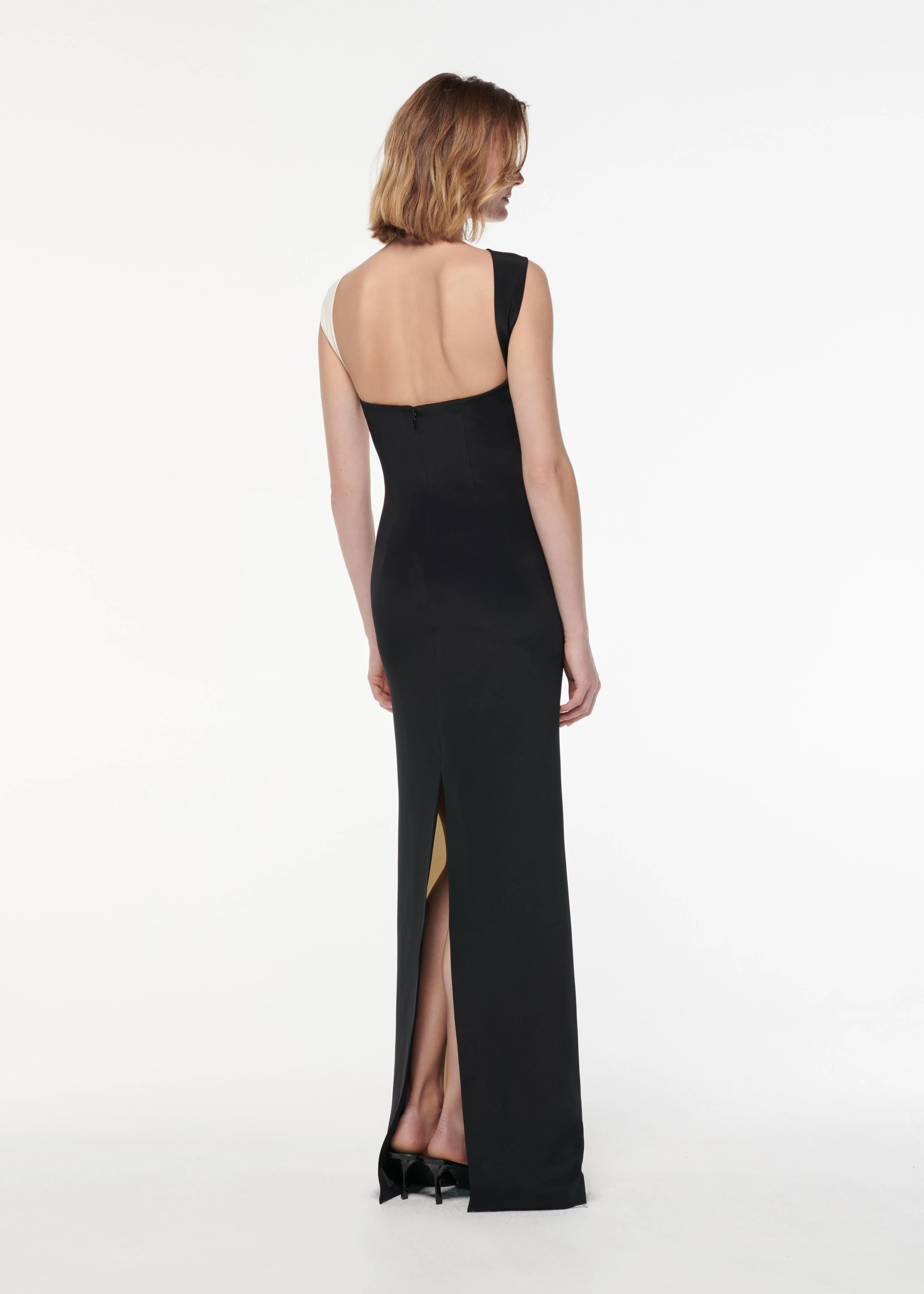 Silk Maxi Dress - Image 3