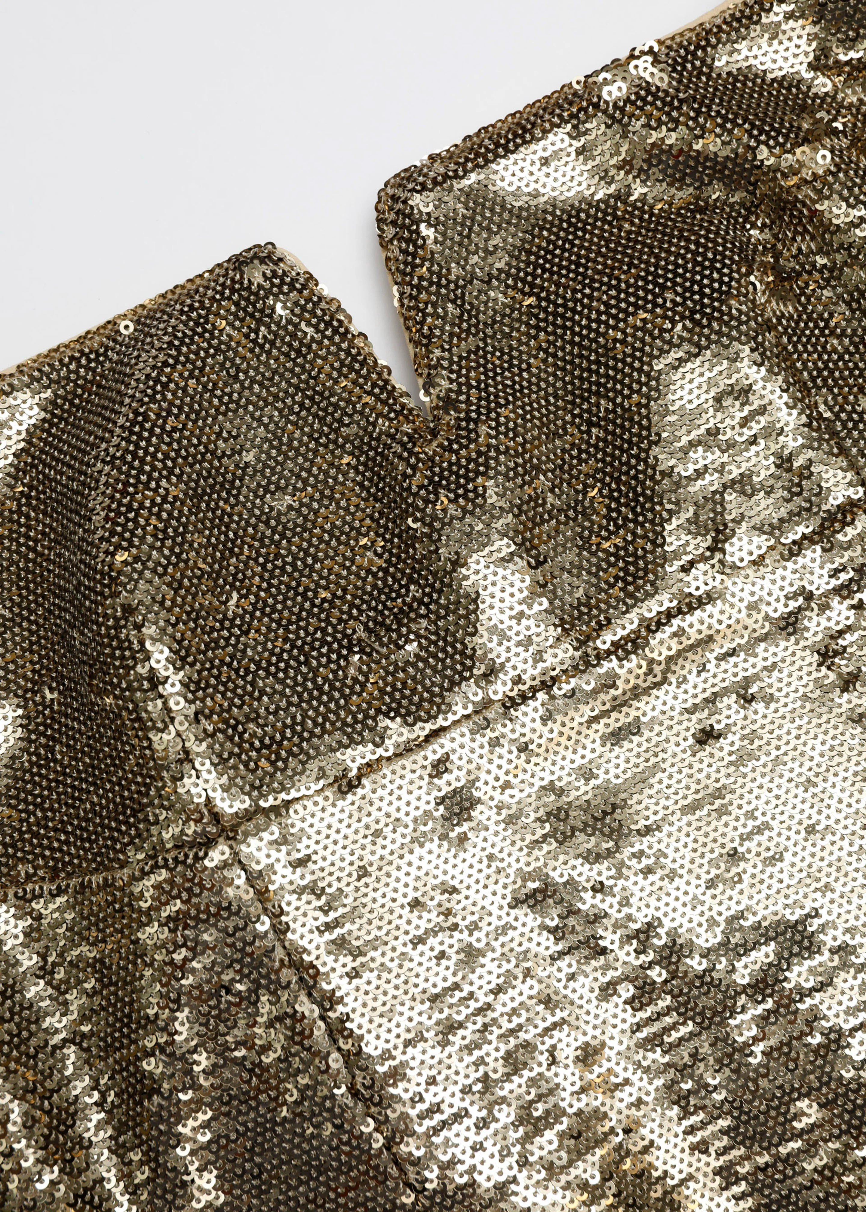 Square Neckline Sequin Dress - Image 5