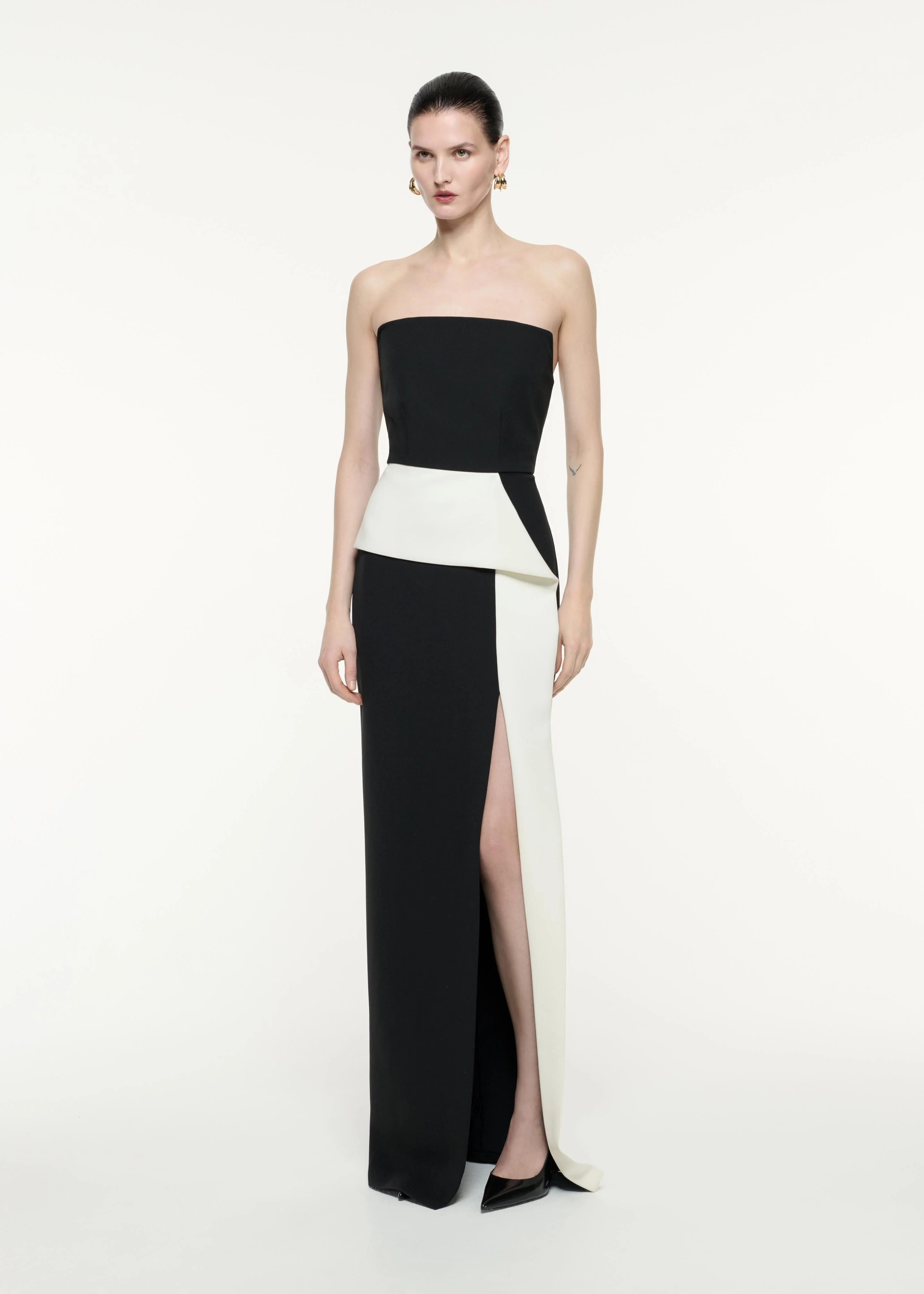 Strapless Crepe Gown - Image 2