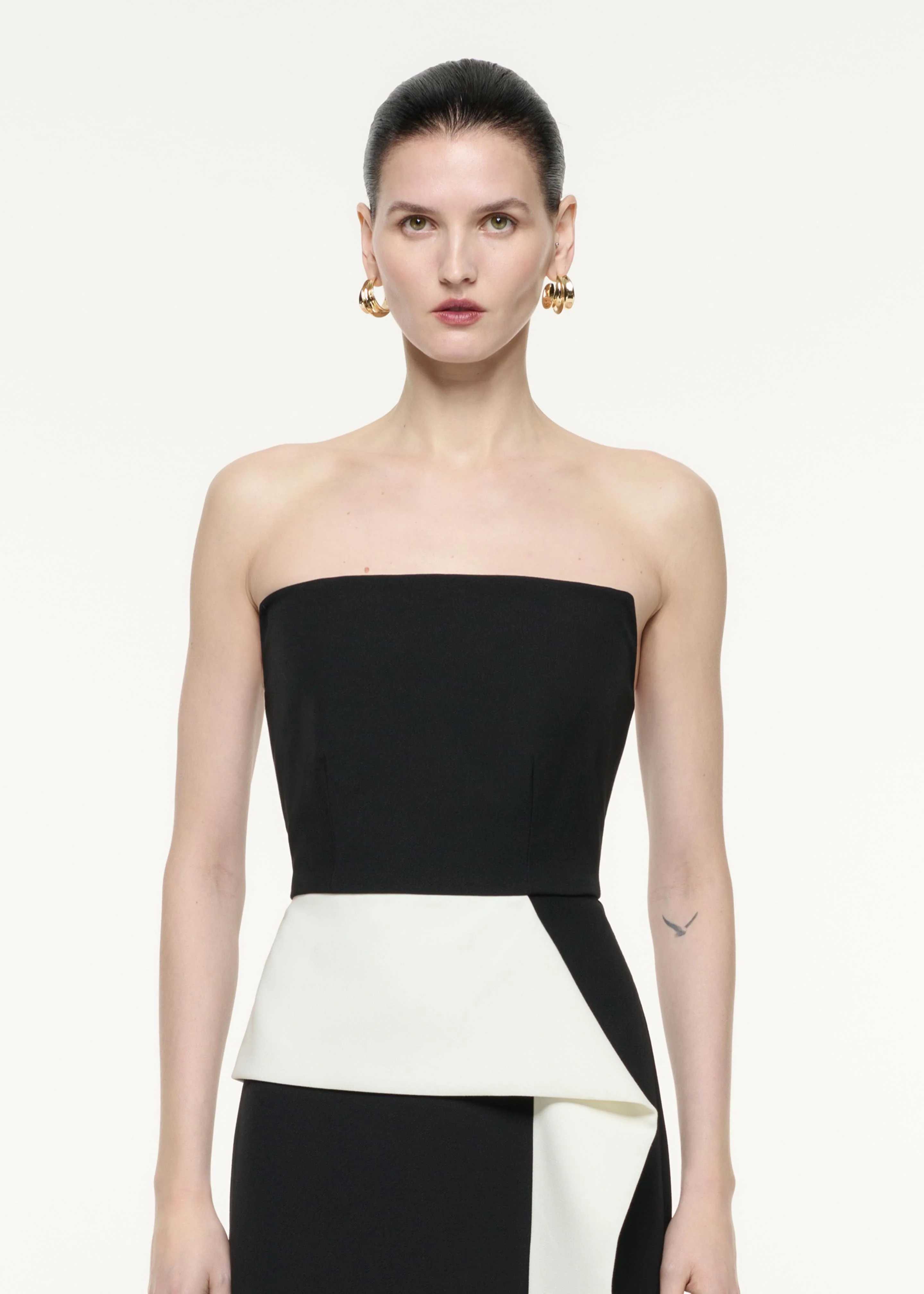 Strapless Crepe Gown - Image 4