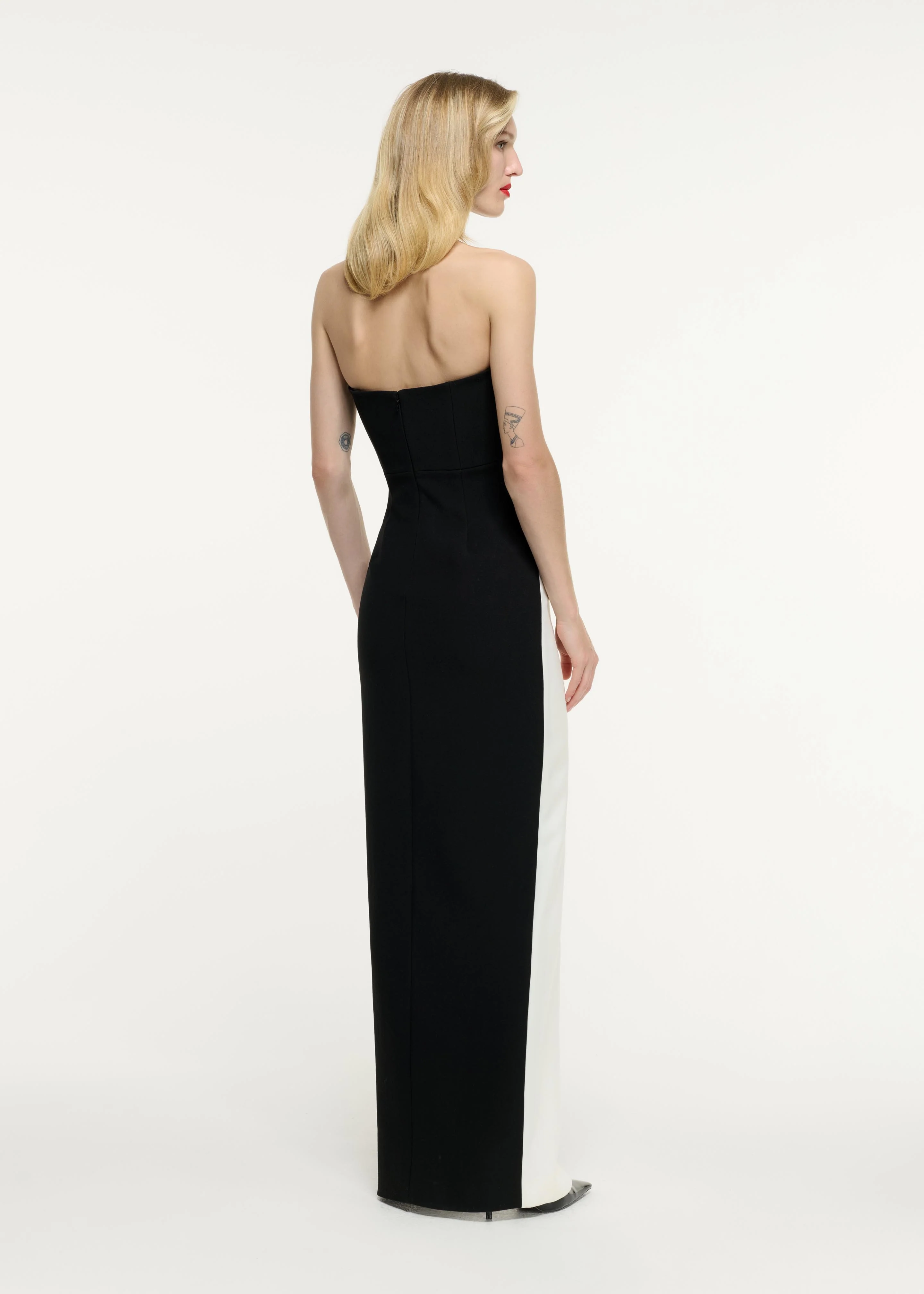 Strapless Crepe Gown - Image 3