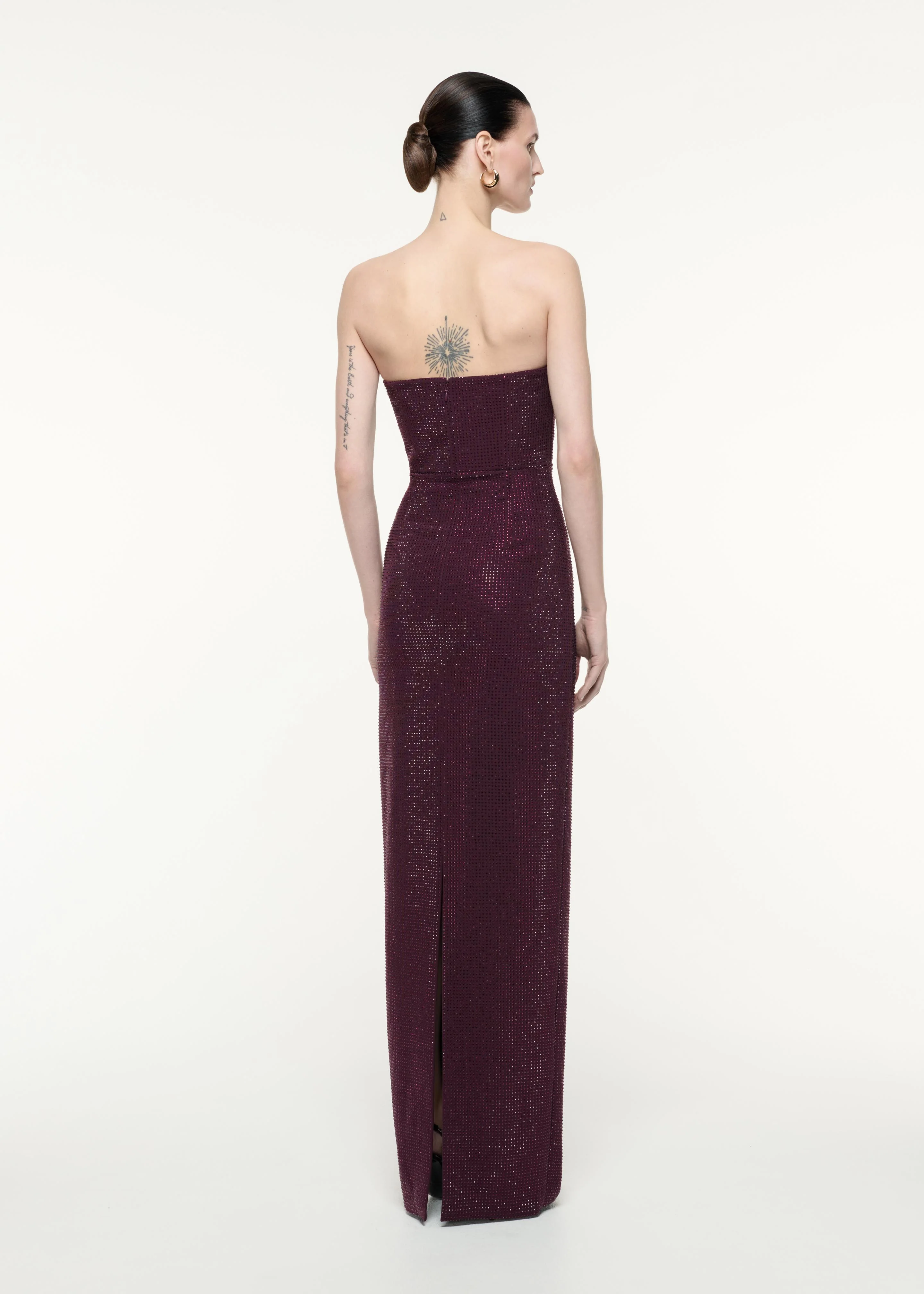 Strapless Diamante Gown - Image 3