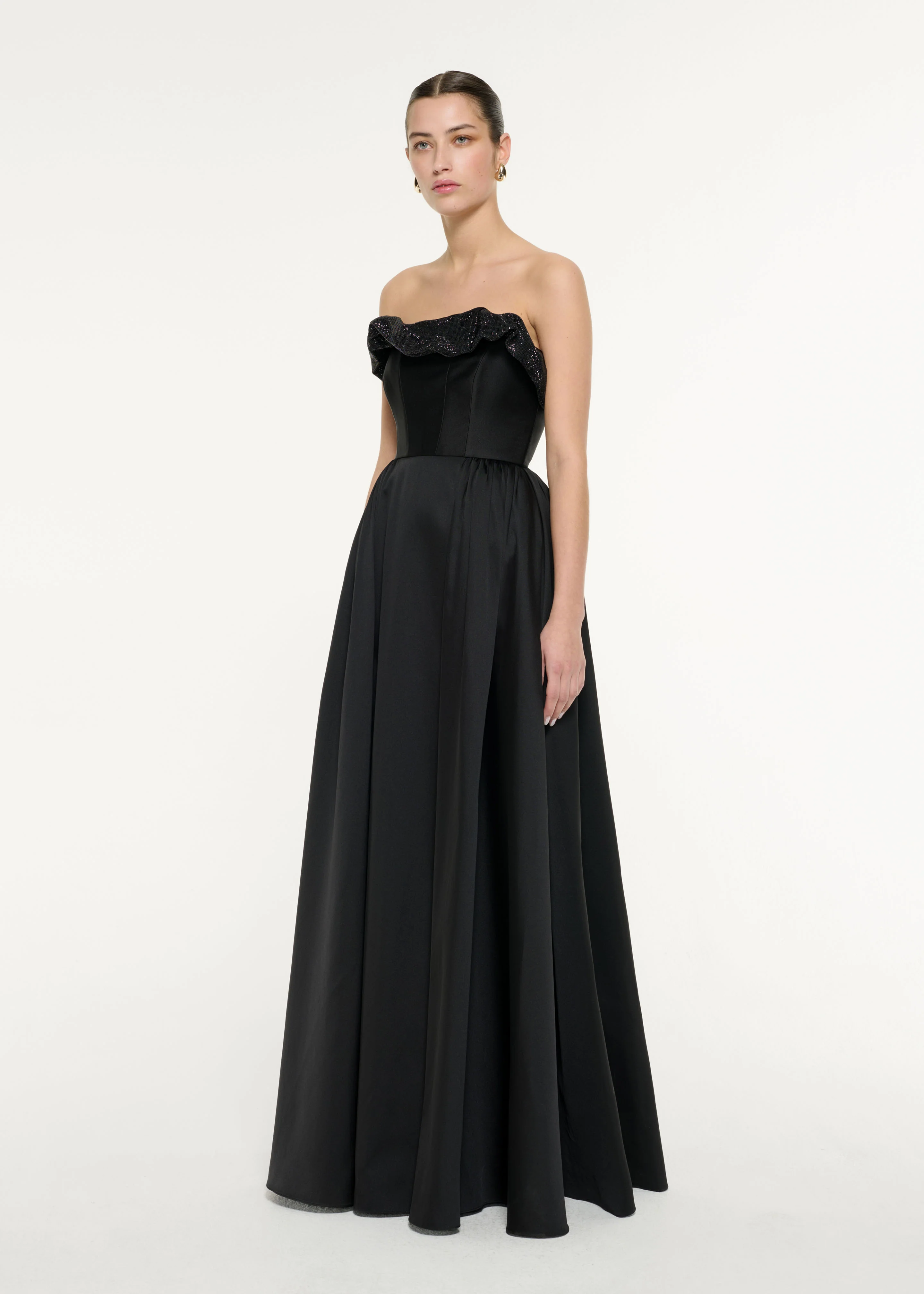Ruffle Taffeta Gown - Image 2