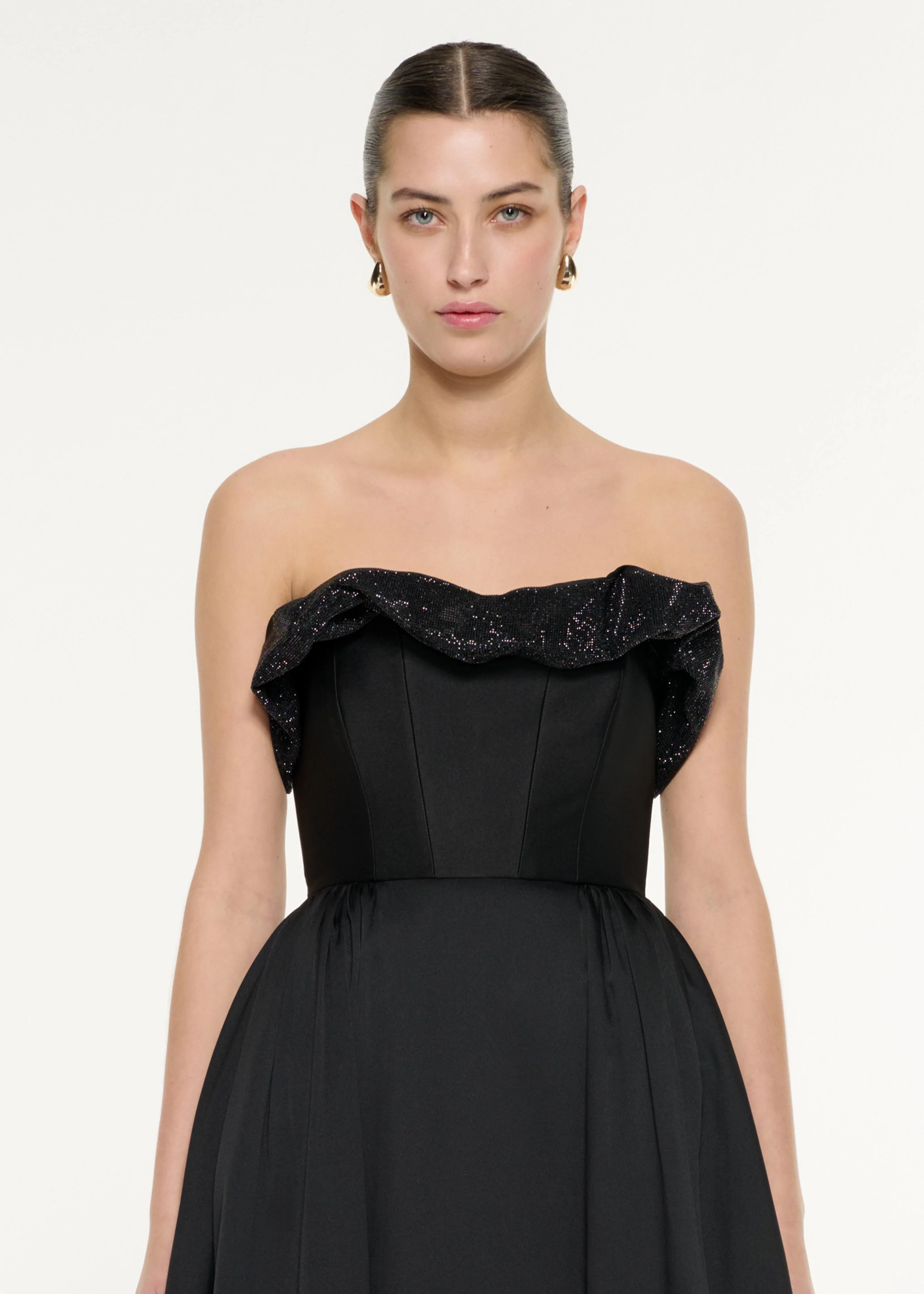 Ruffle Taffeta Gown - Image 4