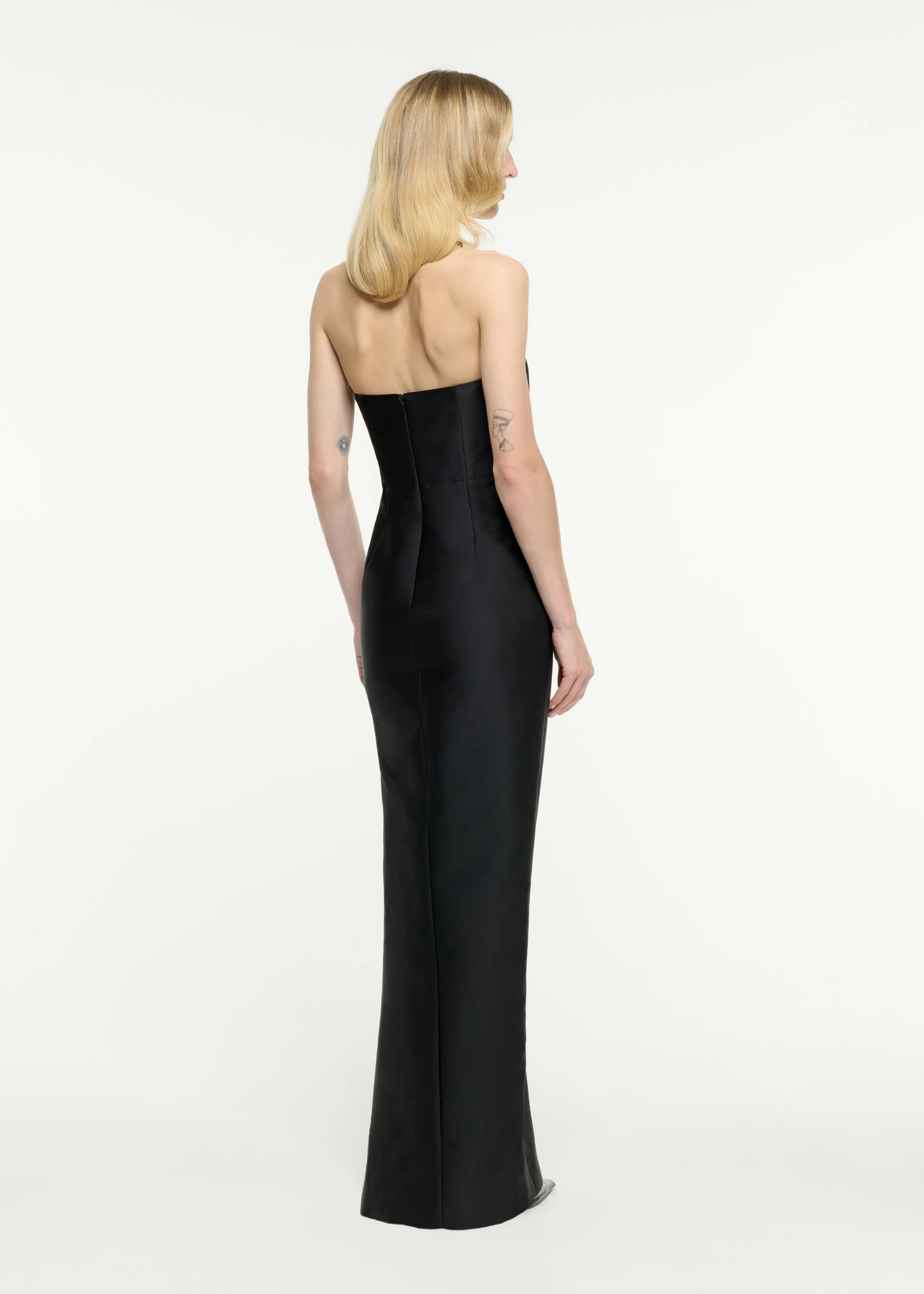 Strapless Sweet Heart Taffeta Gown - Image 3