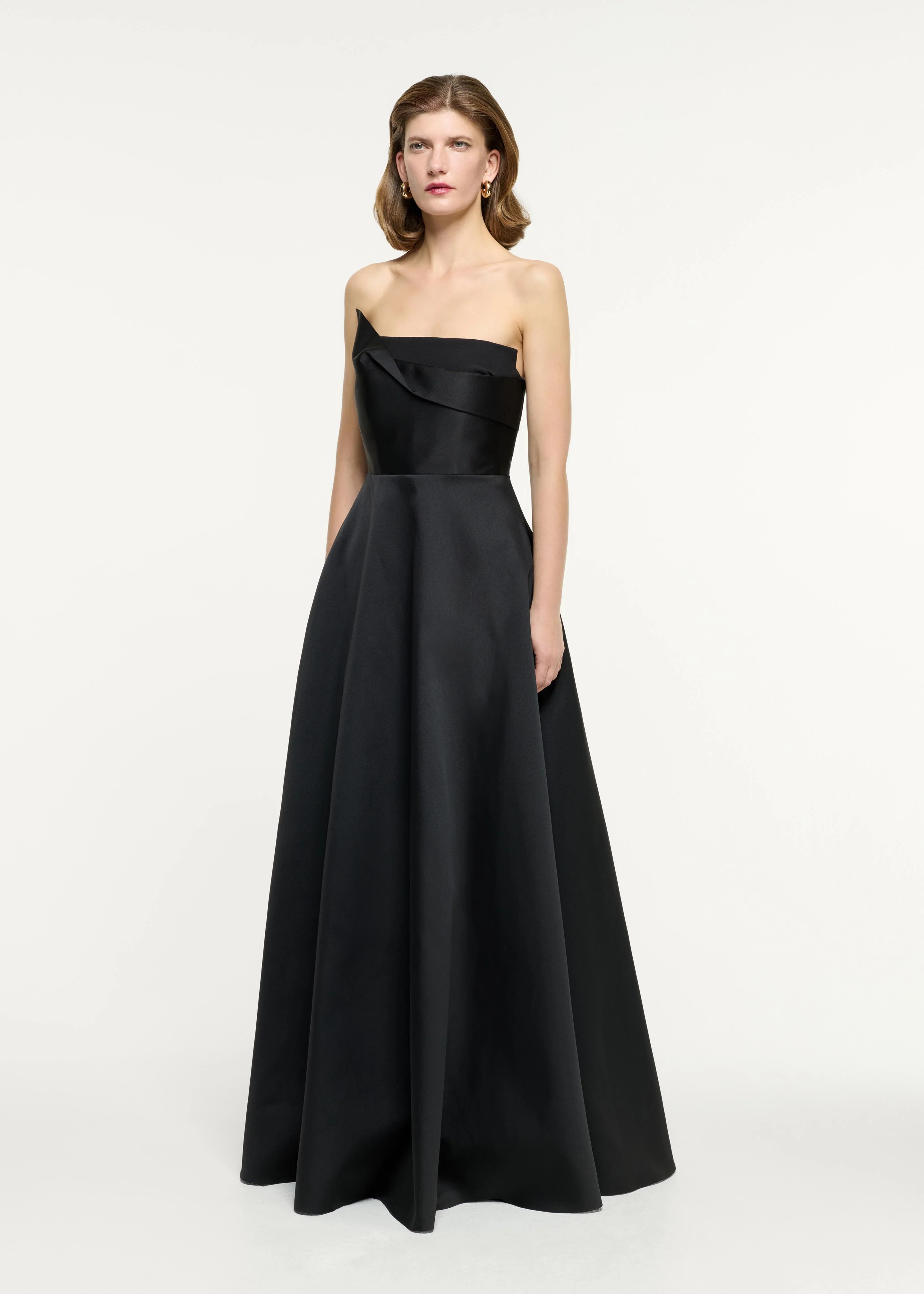 Strapless Taffeta Gown - Image 2