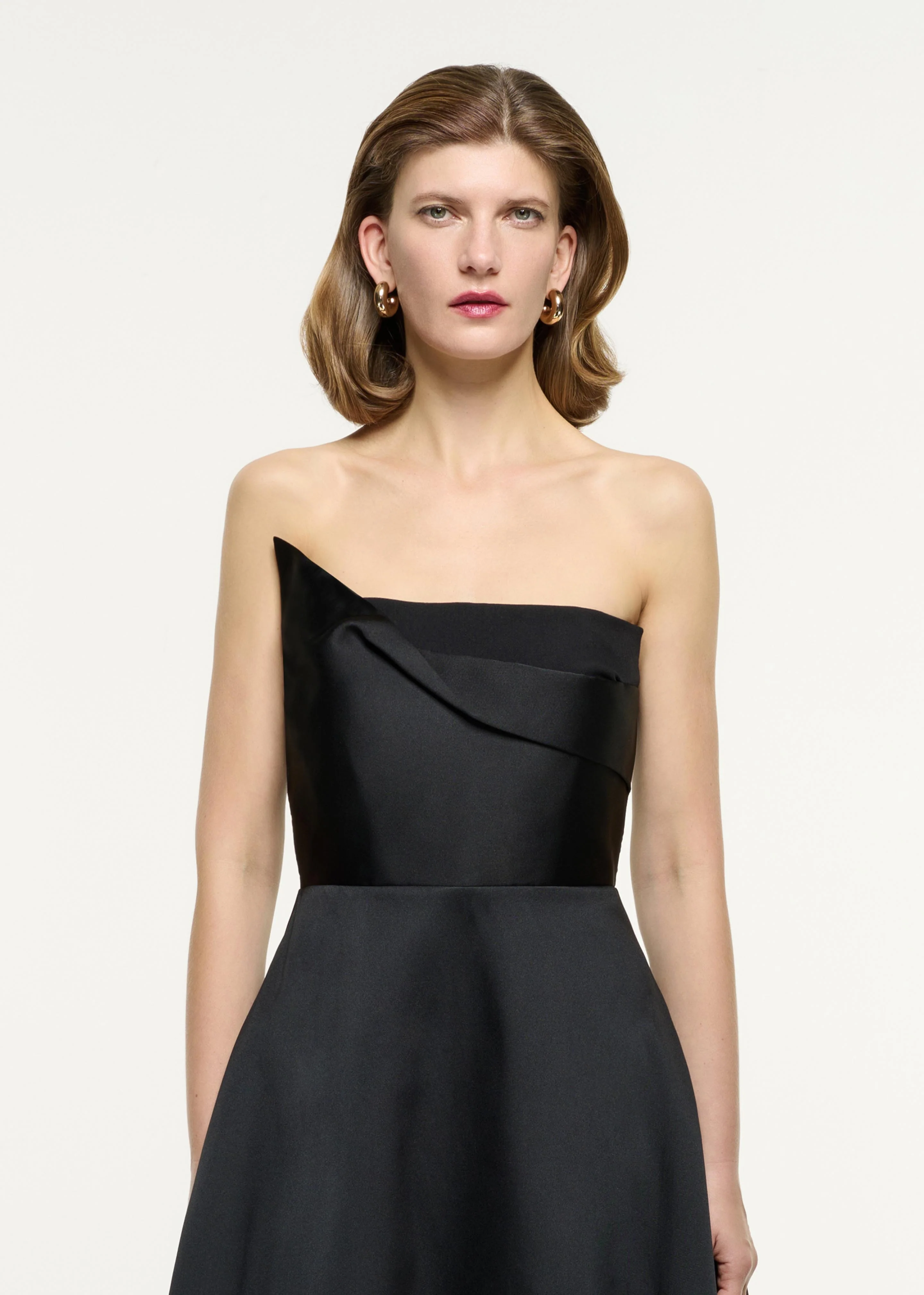 Strapless Taffeta Gown - Image 4