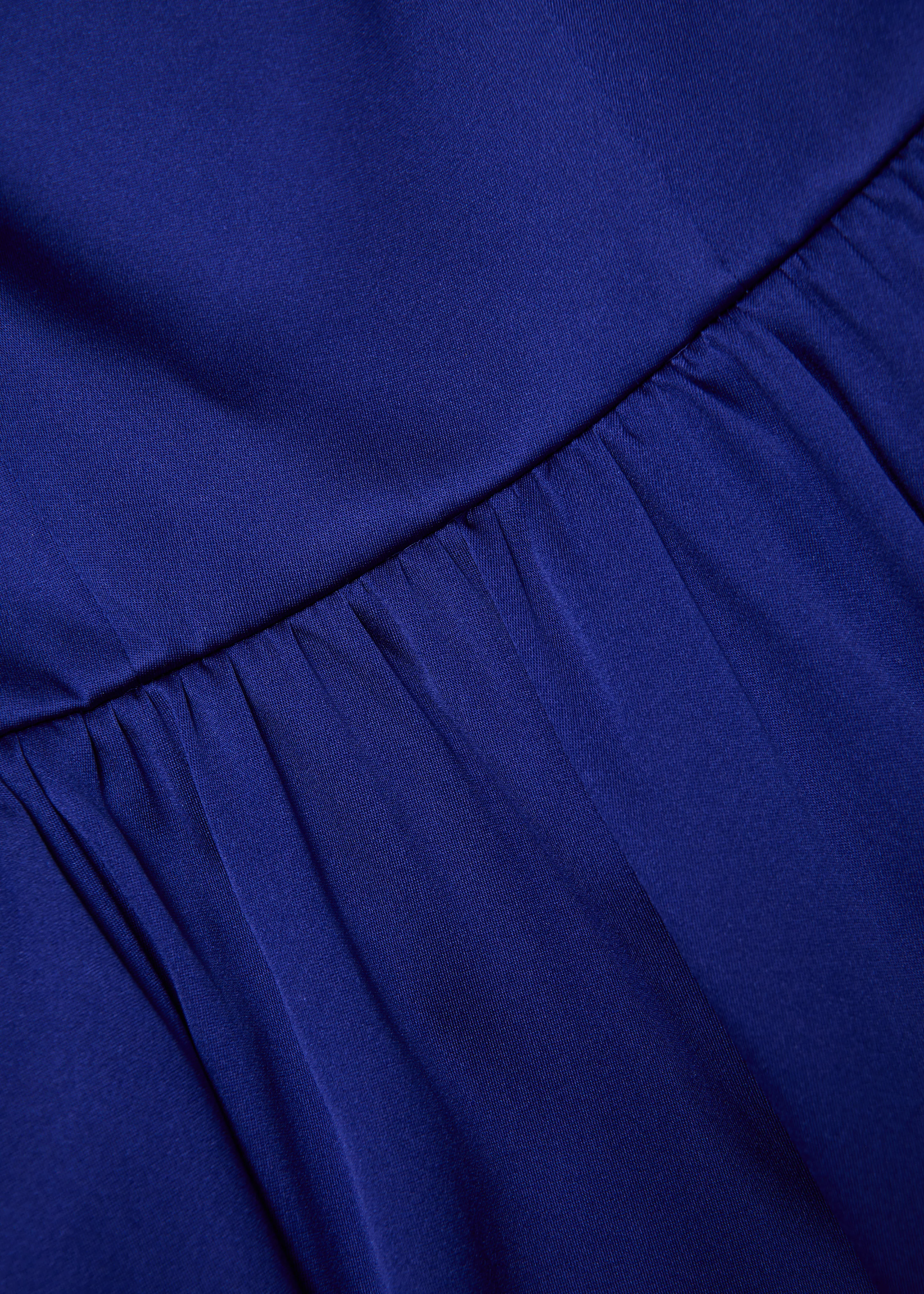 Strapless Taffeta Midi Dress - Image 5