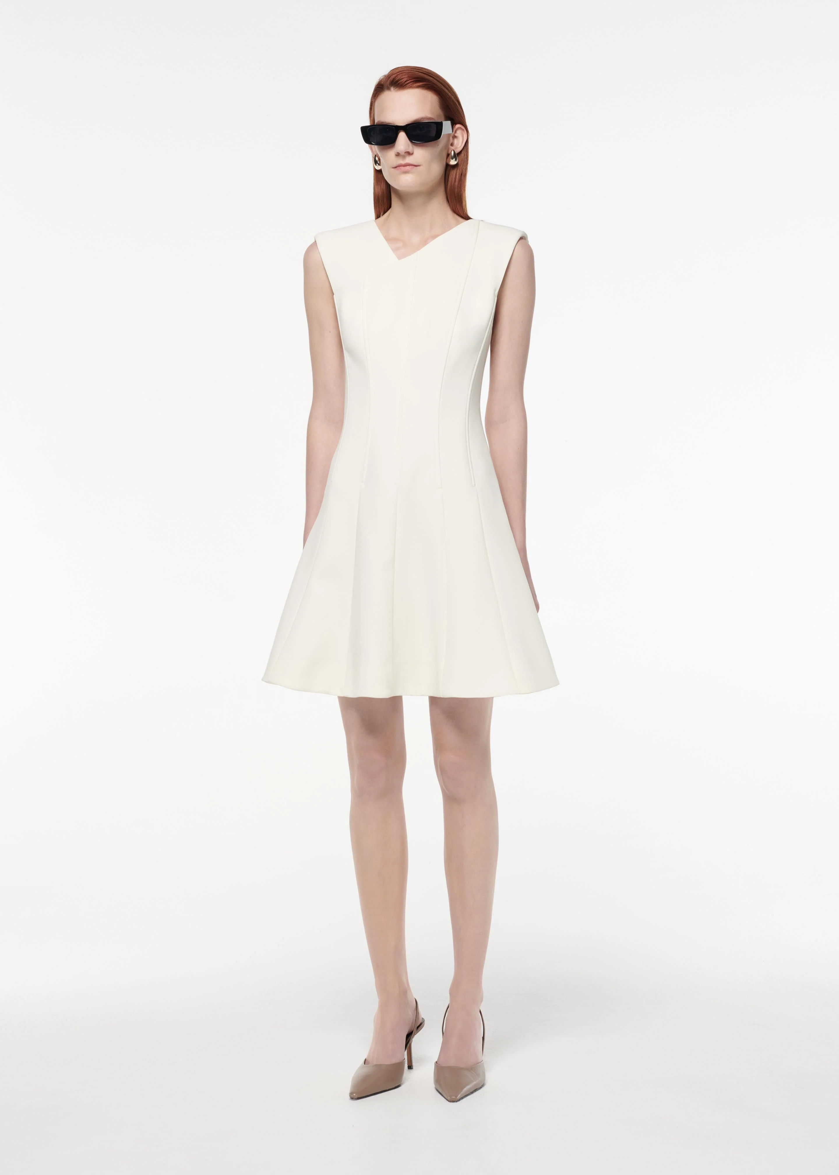 Crepe Mini Dress - Image 2