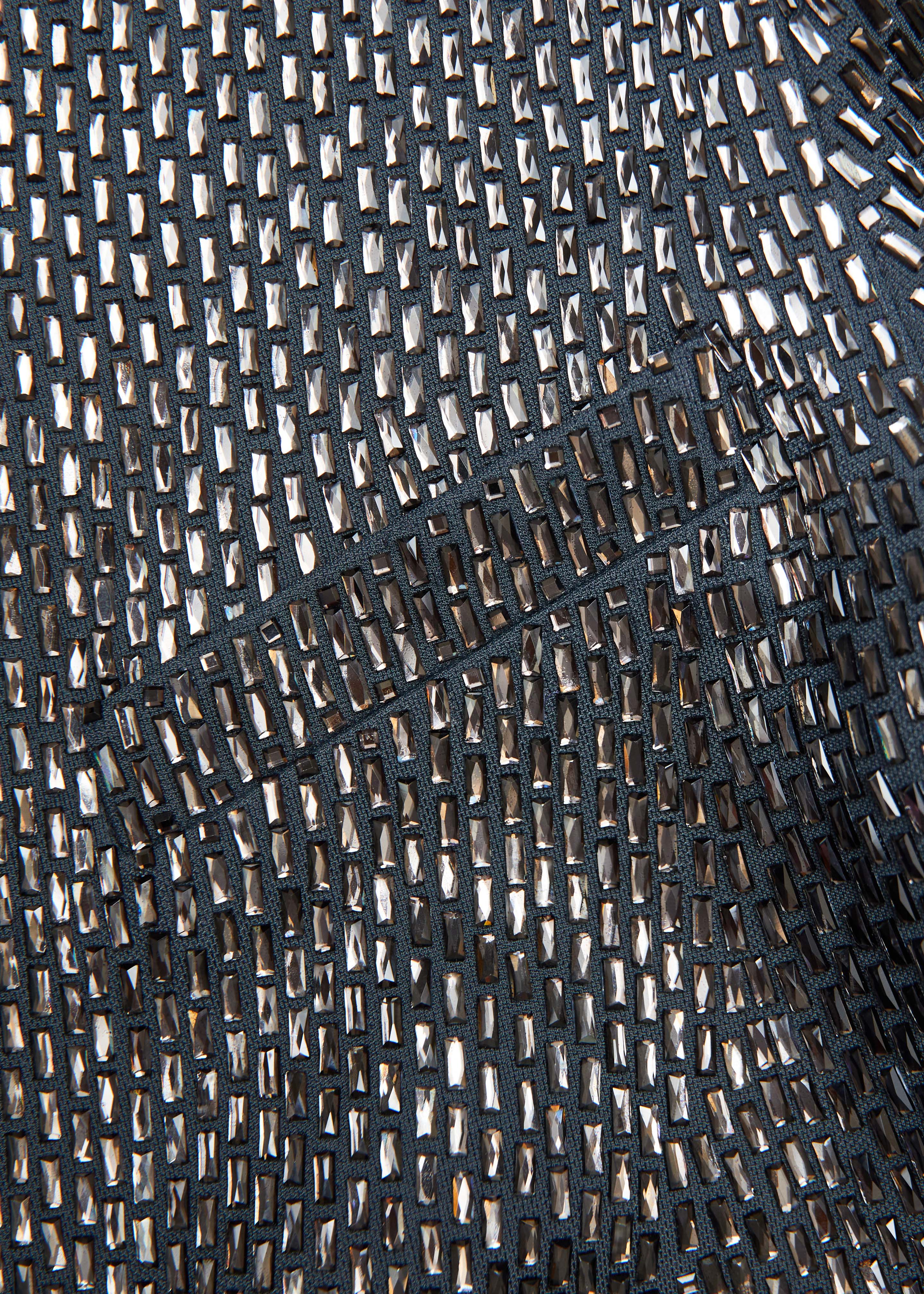 Structured Diamante Cropped Jacket - Image 5