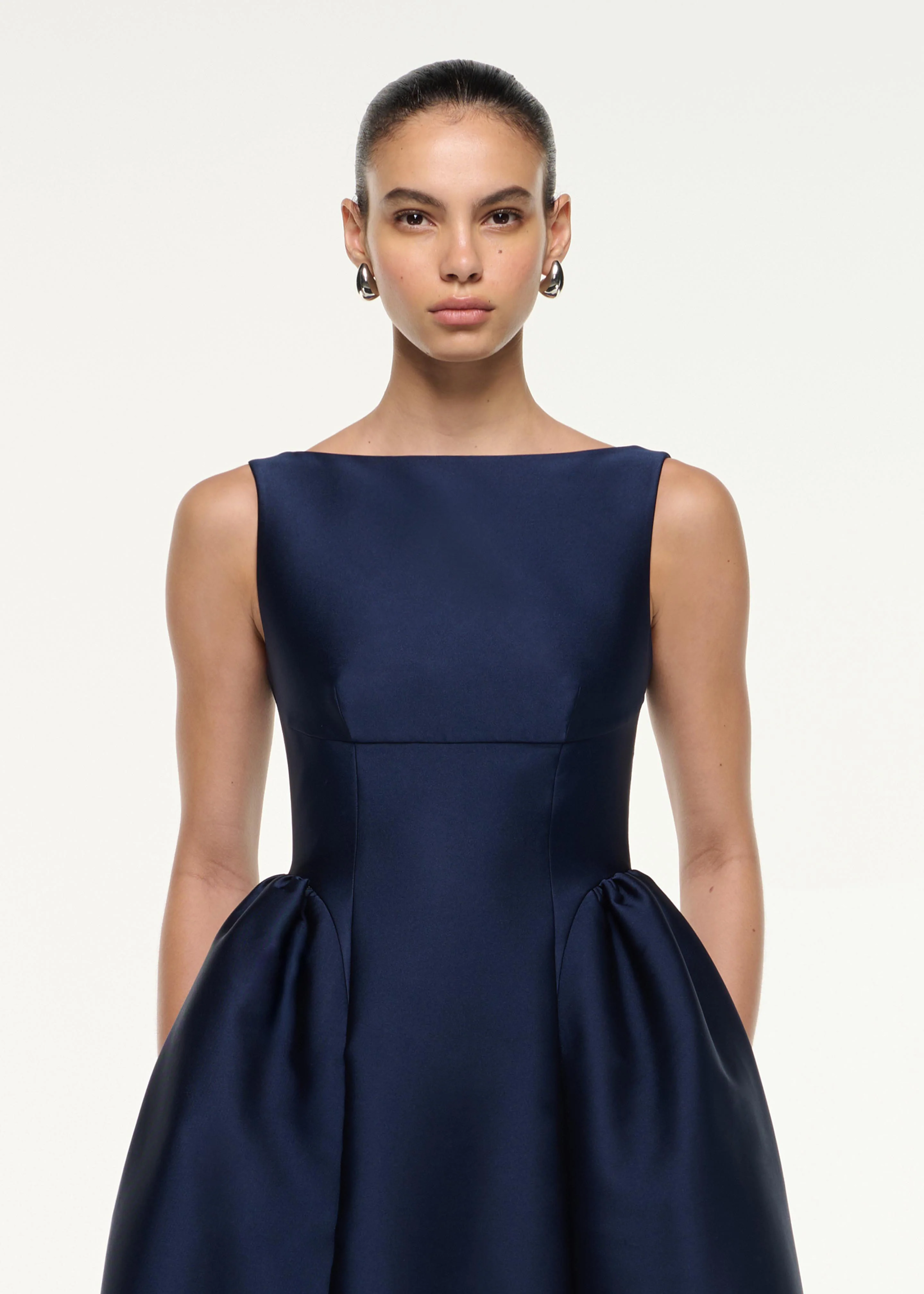 Taffeta Midi Dress - Image 4