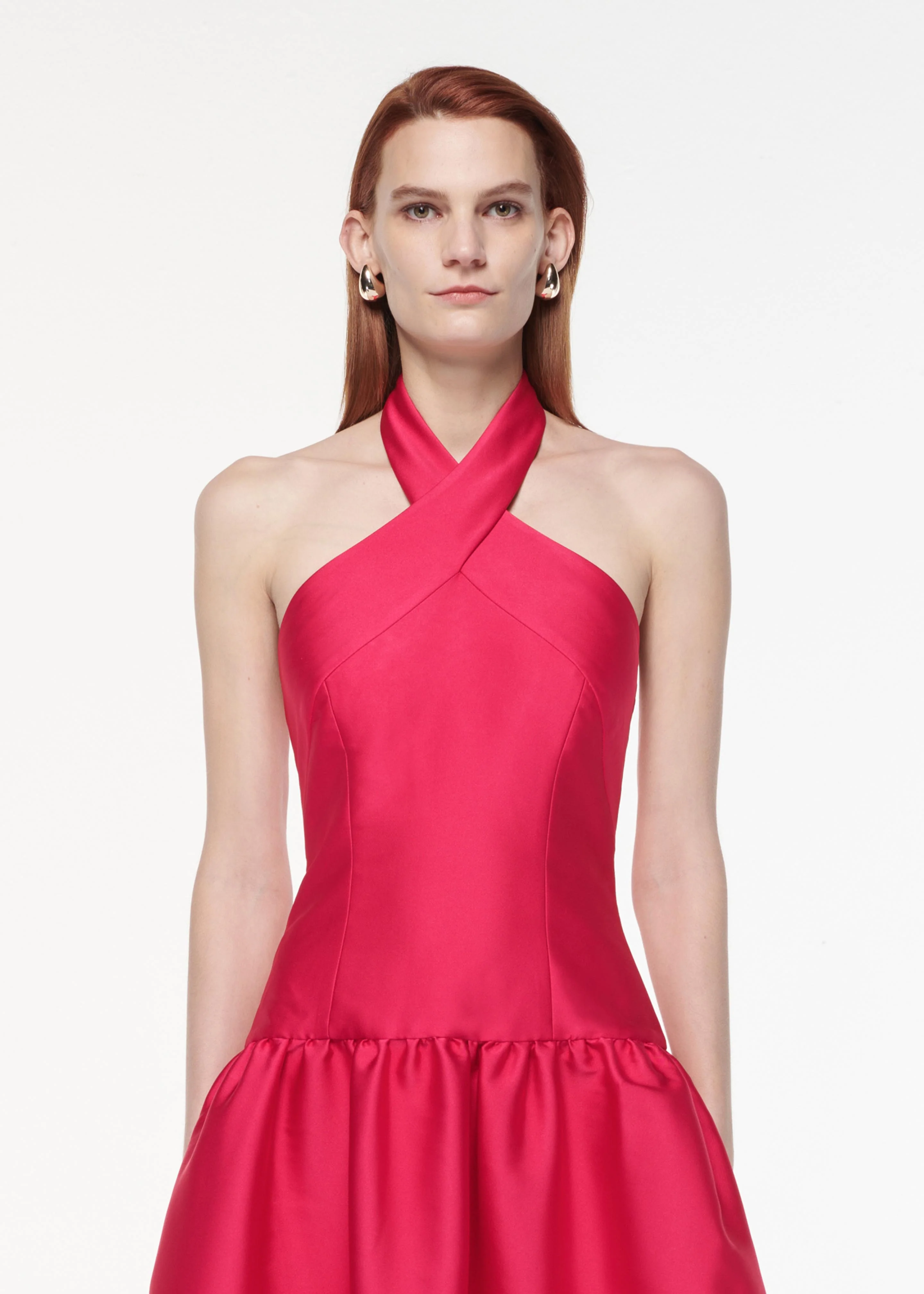 Taffeta Midi Dress - Image 4