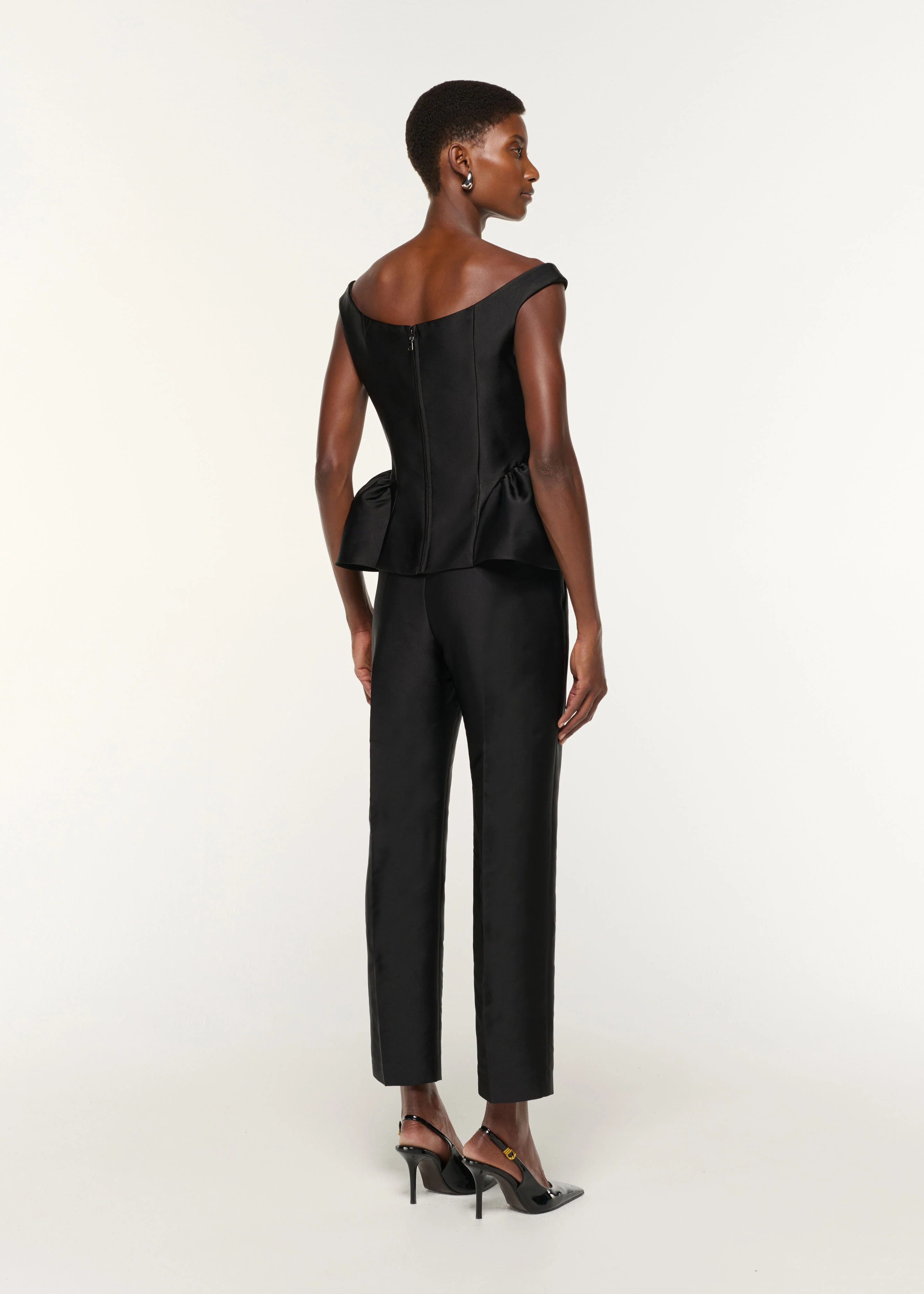 Taffeta Straight Leg Trouser - Image 3