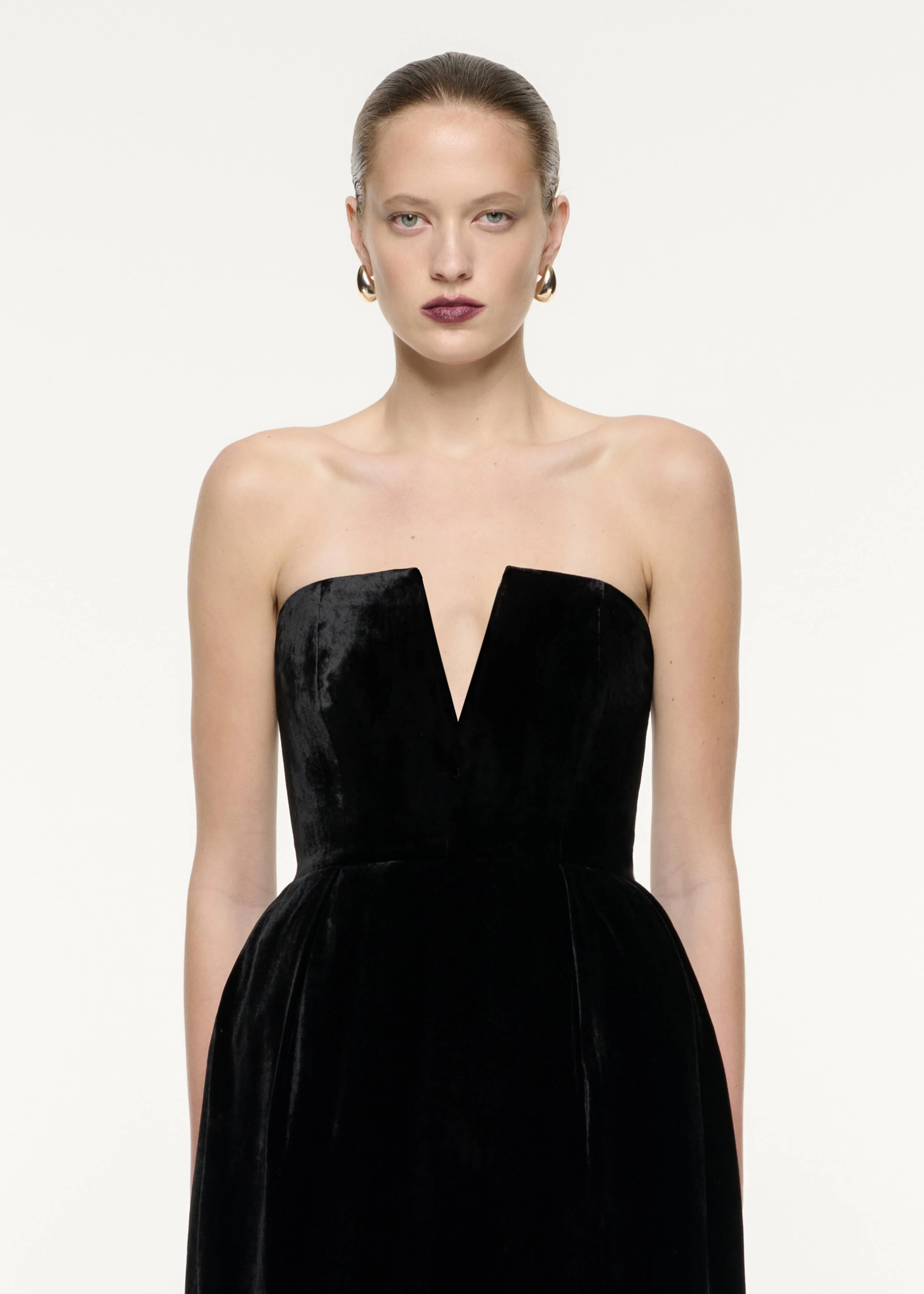 Velvet Mini Dress - Image 4