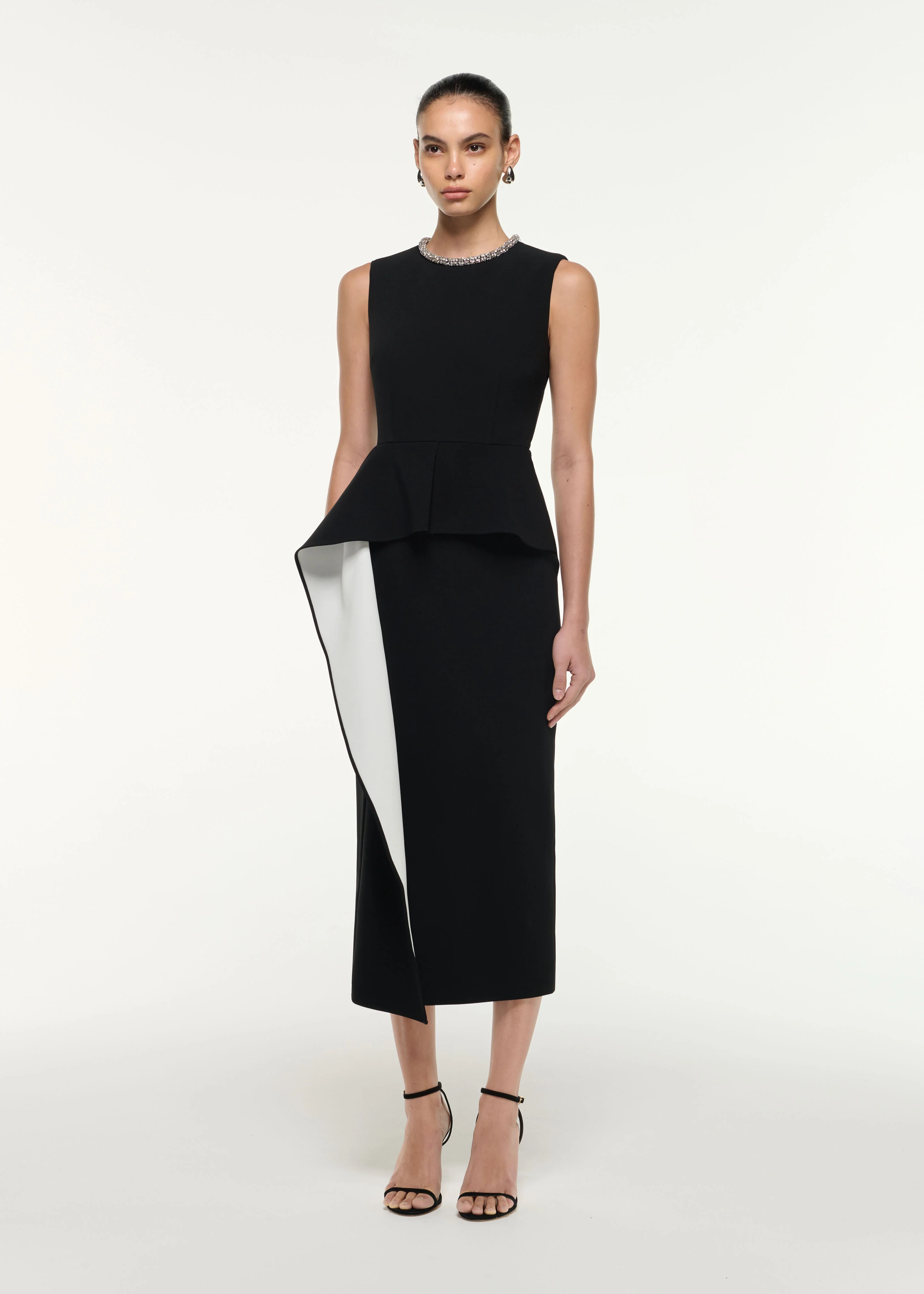 Waist Drape Midi Dress - Image 2