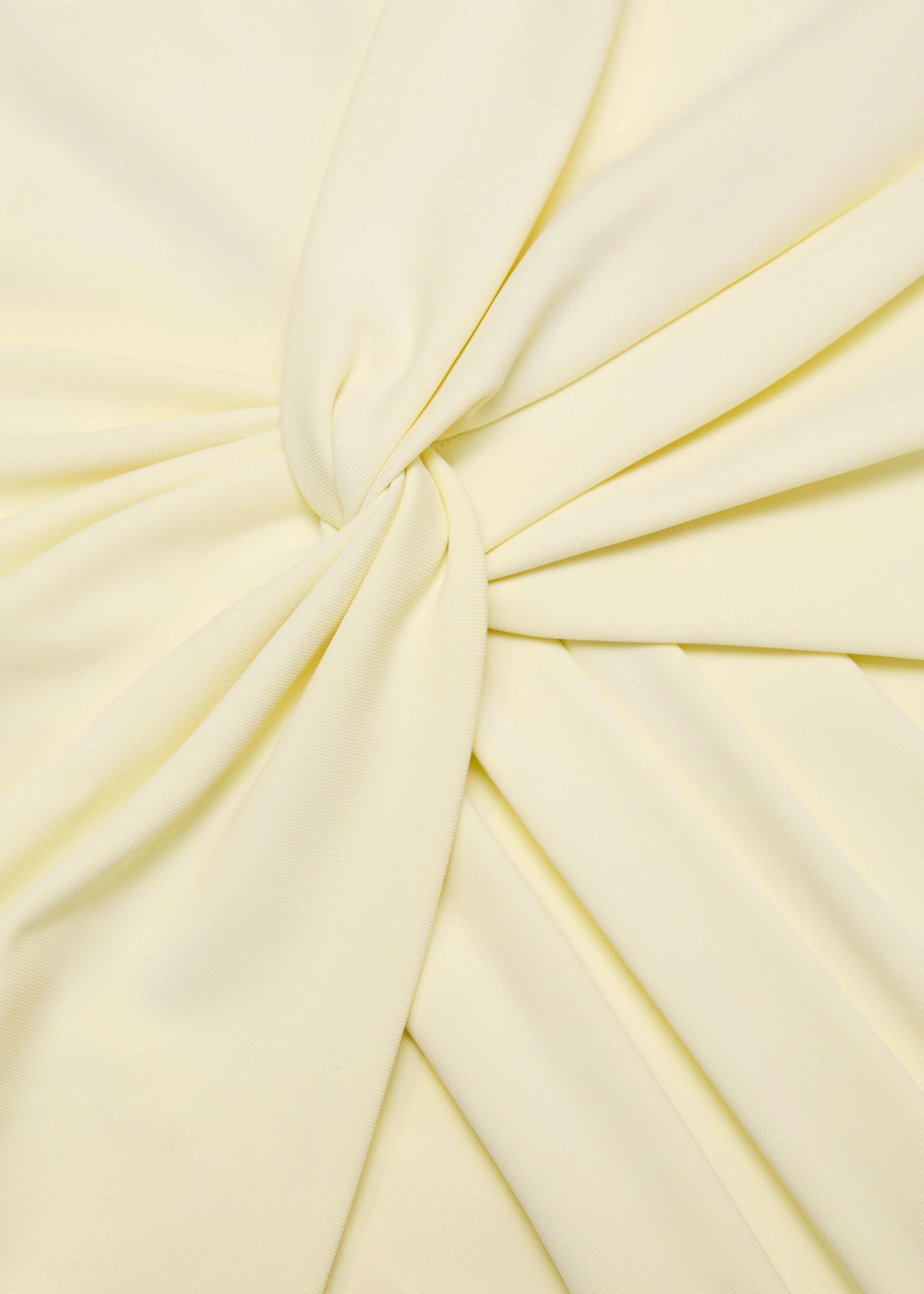 Waterfall Twist Drape Jersey Dress - Image 5